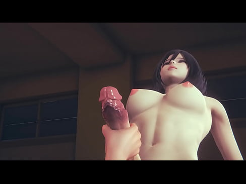 Hentai - Gwen futanari hardsex at a chair in class, handjob nad sucking dick, penetrated until cum