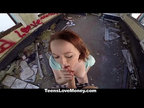Teens Love Money - Busty Teen (Leigh Rose) Fucks In Abandoned Train For Cash