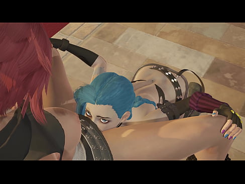 HoneySelect 2 - Arcane - Vi and Jinx Lesbian Sex