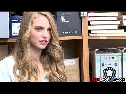 Skinny teen from Russia caught stealing and fucked