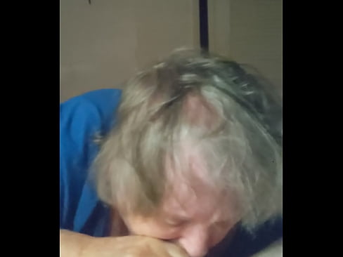 Old woman is a cocksucker and cum eater