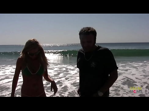 Girl gets picked up on the beach and fucked by a stranger