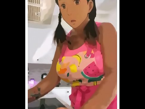 Anime house hand gets fucked hard.
