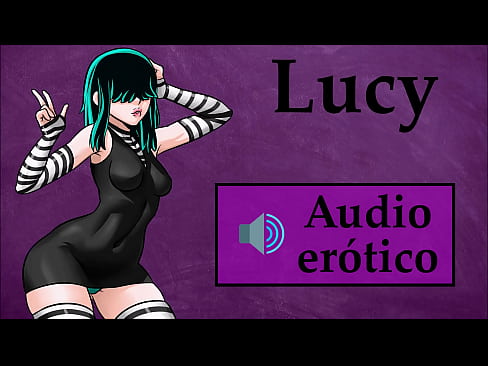 Audio erótico con Lucy, ella quiere comerte la polla como loca.