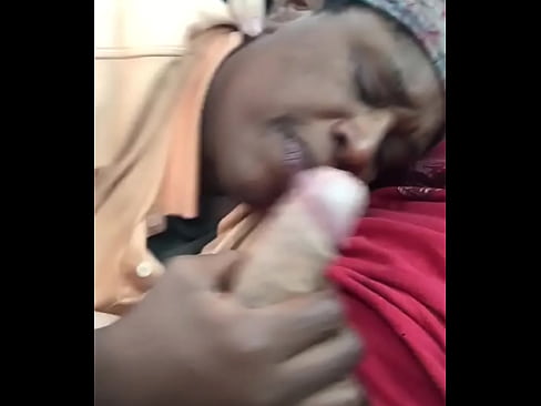 Black bitch sucking white dick