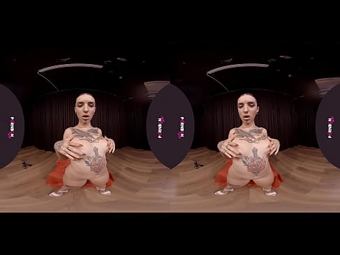 PORNBCN VR | The tattoed teen PRVega in the DARK ROOM in virtual reality masturbating hard in a private date for you COMPLETE in LINK ->
