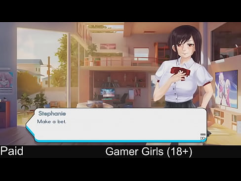 Gamer Girls (18 ) part1 (Steam game) tetris