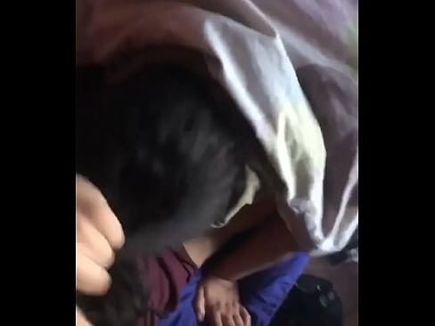 Crip thot gets mouth fucked