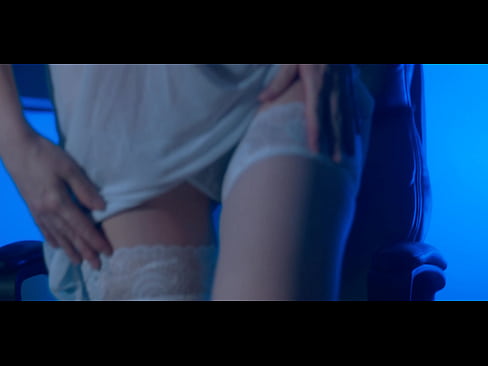 Horny slut  masturbate with legs wide open
