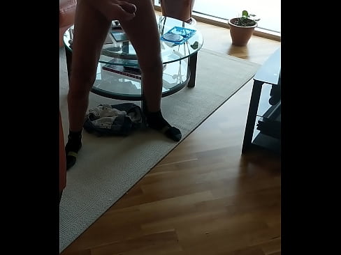 Jackoff and cum after being hotny