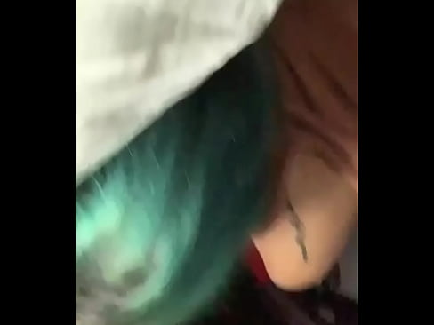 Blue Hair Puerto Rican Bubble Butt