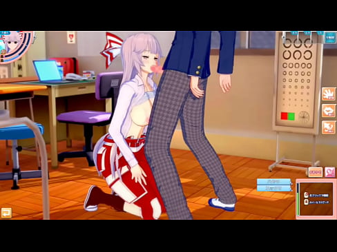 【エロゲーコイカツ!】東方project 藤原妹紅のおっぱい揉んで仁王立ち手コキフェラ奉仕してもらってからのセックス!爆乳エロアニメ【ヘンタイゲーム】