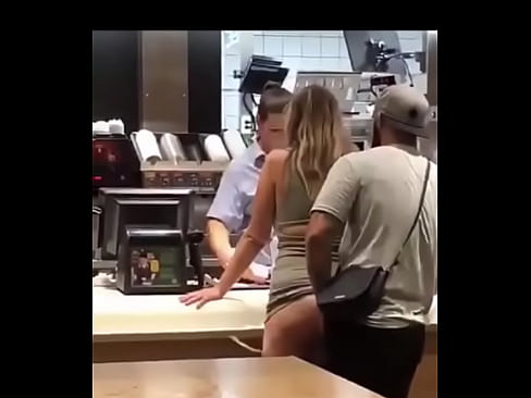 Sex in fast food restaurant line
