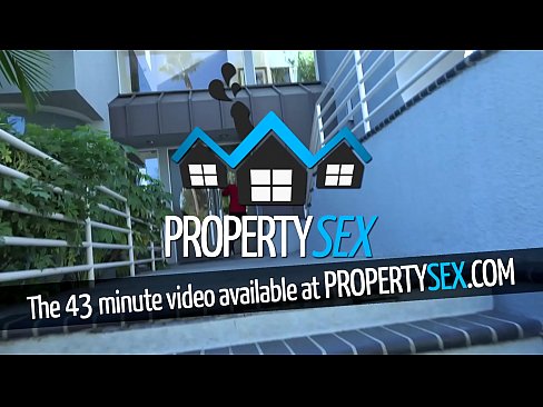 PropertySex - Blonde real estate agents fucks homeowner in mansion