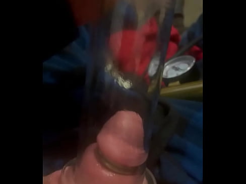 pumping my cock with nipples toys