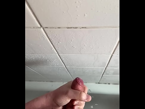 Masturbating In my shower with cumshot