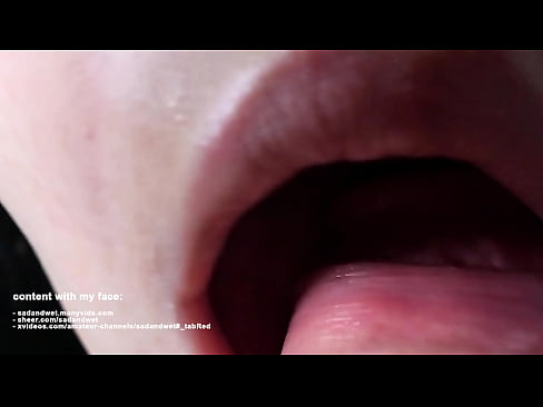 SUPER CLOSE UP BLOWJOB, PROFESSIONAL SUCKING SKILLS, LOUD LICKING SOUNDS & GIANT ORAL CREAMPIE