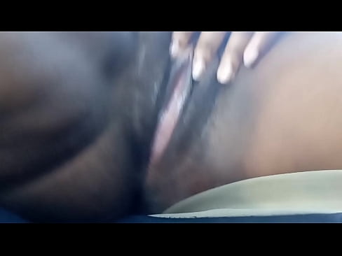 Young Sexy Ebony Girl Tries to not Get Caught As She Masturbates in her Car