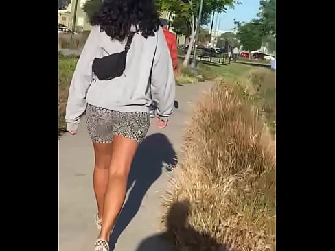 Candid ass  nice booty shorts
