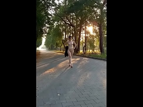 city nude walk in public