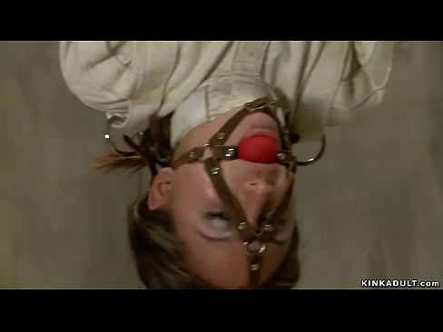 Therapist James Mogul ties and gags campus girl Gabriella Paltrova in his office and fucks her with dildo then puts her in straitjacket and hangs for ankles in Insane asylum  Therapist James Mogul ties and gags campus girl Gabriella Paltrova in his office and fucks her with dildo then puts her in straitjacket and hangs for ankles in Insane asylum