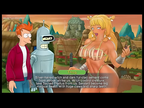 Futurama Lust in Space 03 - Fry & Bender Found Two Super Hot Busty Amazon - Futurama Parody Porn Game
