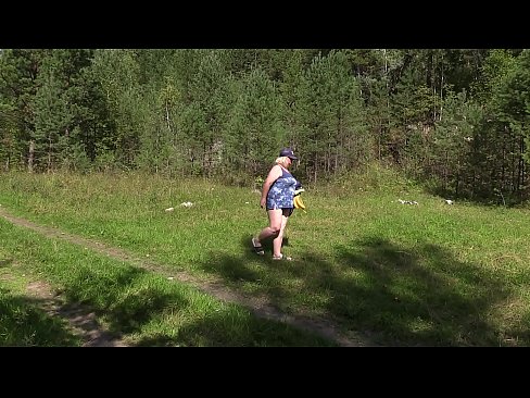 Voyeur in nature spying on a mature BBW. A mom in a public clearing undresses, sunbathes and fucks with a banana. Natural boobs, juicy booty and overgrown cunt.  Voyeur in nature spying on a mature BBW. A mom in a public clearing undresses, sunbathes and fucks with a banana. Natural boobs, juicy booty and overgrown cunt.