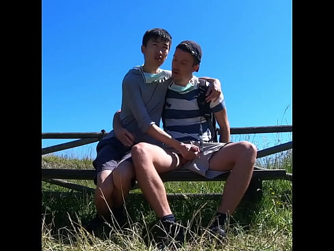 Hot Twink   Fit Stud Making Out While Hiking