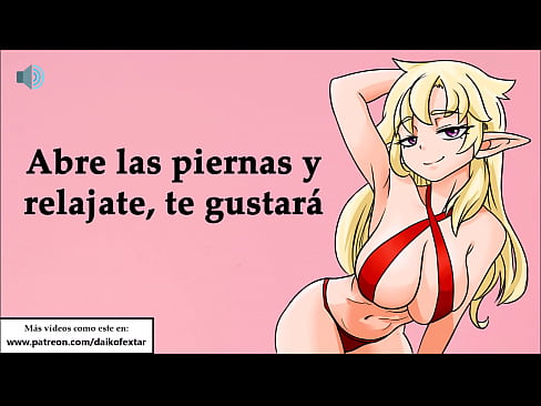 Instruciones masturbación con ama hentai, audio bdsm en español.