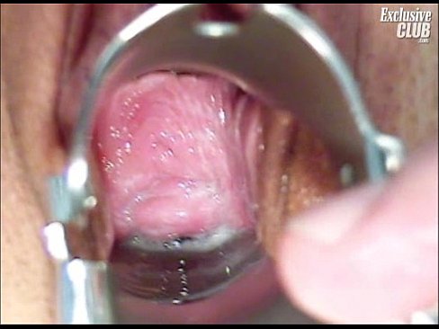 Camilla gyno chair pussy speculum exam at kinky gyno clinic