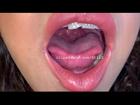 Sexy Latina Showing Her Mouth and Braces