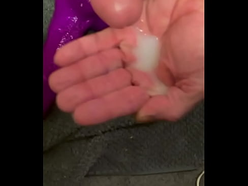 Eating my Precum load