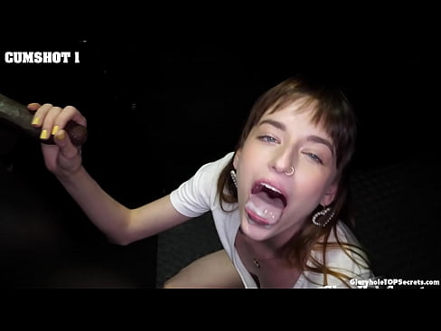 It's incredible to see how such innocent girls turn into massive cum fiends if you put them in a gloryhole setup. 8 cumshots for you Lana, great job!