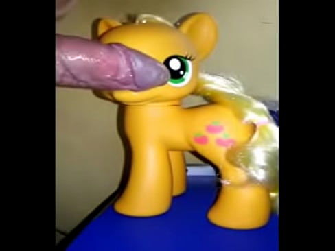 Cum in the Apple Jack pony