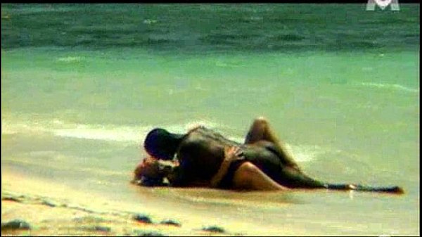 Monika Sweet interracial sex on the beach (SOFTCORE)