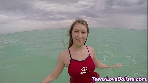 Real teen lifeguard fucks sucks and gets jizzed for cash in hd