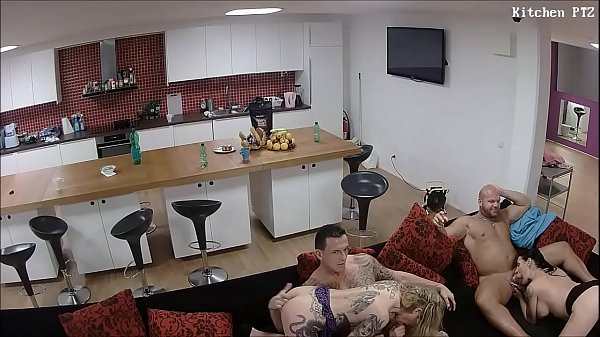 Group blowjob in reality show