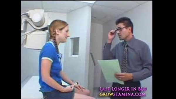 Teen Pigtailed Blonde At The Doctor Part1
