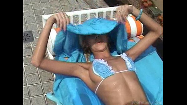 Sexy Pornstar Nikky Blond gets sex outdoors