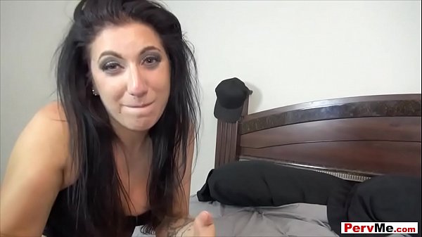 My brunette nympho stepmom came into my room and all she could think about was getting her tight MILF pussy impaled by my large dick