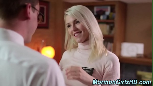 Mormon teens pussy fucked after sucking elders cock for cumshot