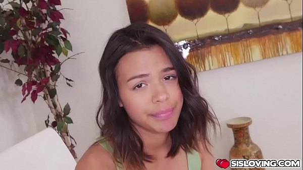 Kat Arina was sad Her boyfriend stood her up Good thing stepbro was there to dick her down Kat rides her stepbros big cock on top she is bouncing off her shaved teen pussy and pump it so fucking hard