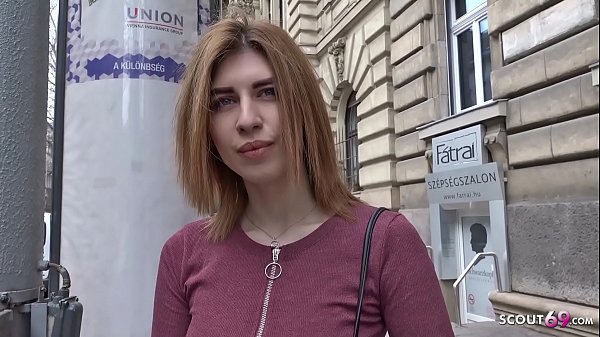 GERMAN SCOUT - Schlanke Mia bei Strassen Casting ohne Kondom fur Geld gefickt