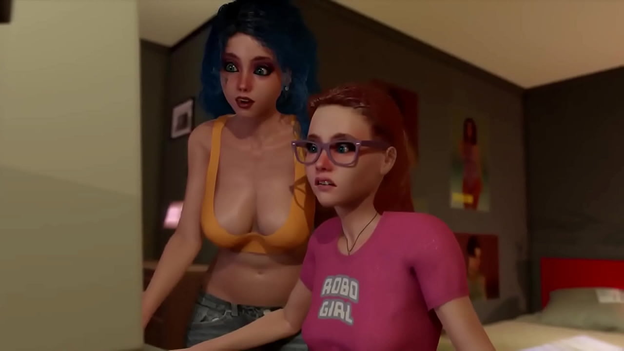 Two girls turned into Dickgirls - 3D Futa on Futa Animation Video, HDSOOP72TK