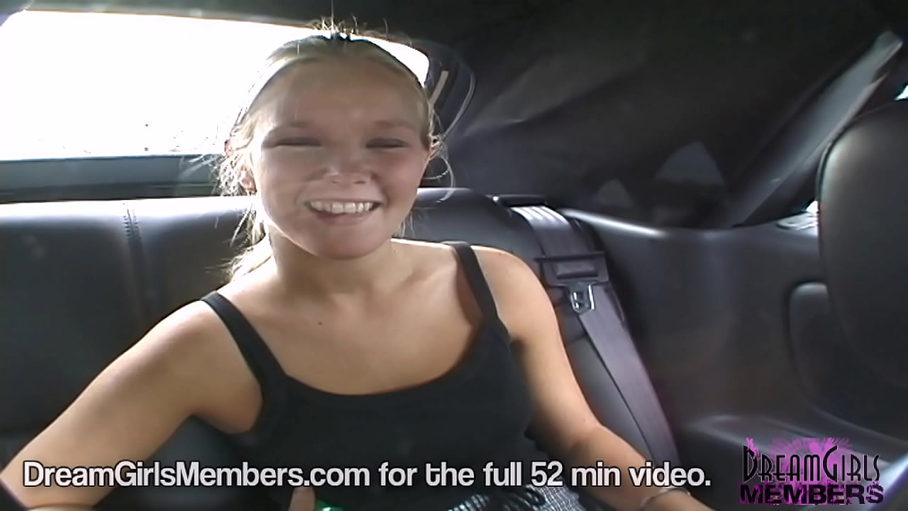 Cute Blonde Flashes Tits From The Back Seat Of My Car