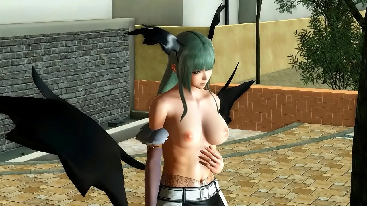 Morrigan hentai game girl having sex in erotic manga