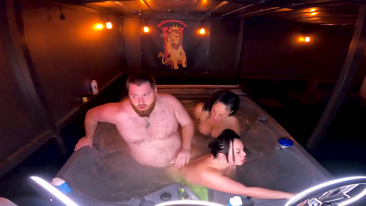 Hot Tub Threesome With Queen Rogue and Mandi May WCA Productions