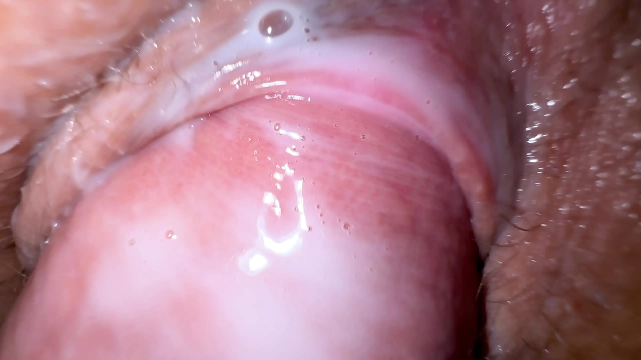 Extreme close up creamy pussy fuck