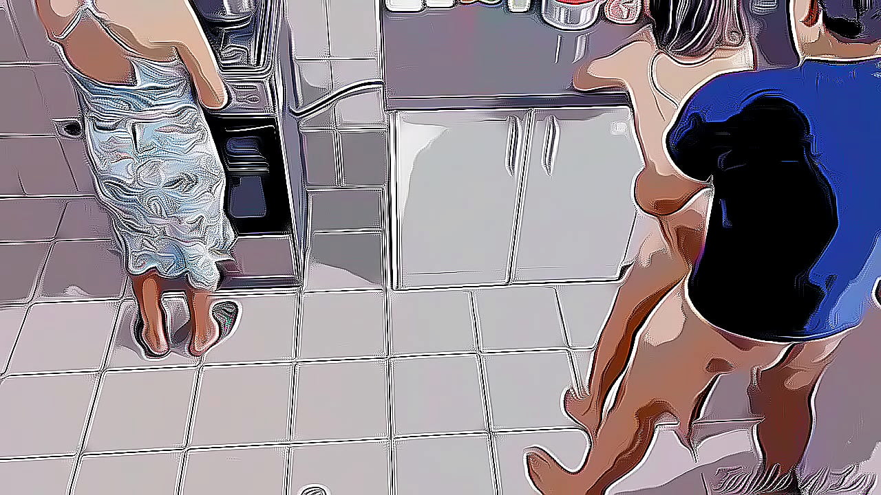 I Fuck My Hot Stepdaughter Next To Her In The Kitchen Cartoon Hentai