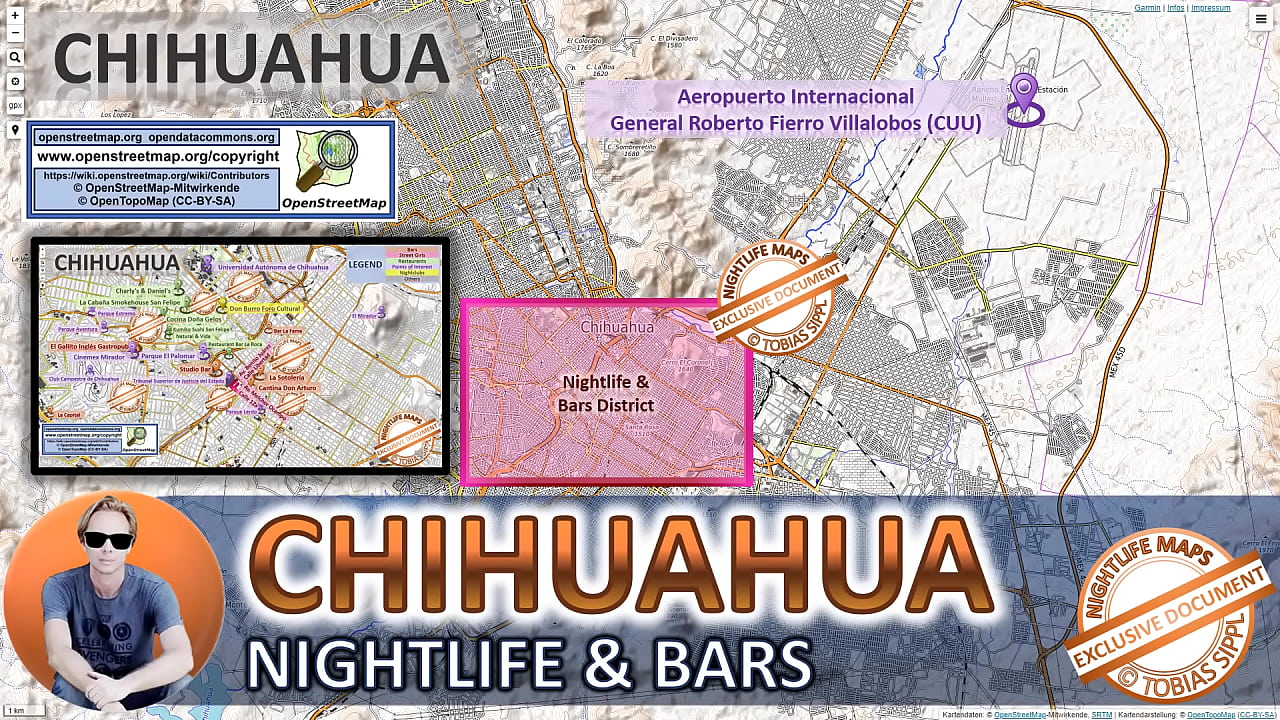 Street Prostitution Map of Chihuahua, Mexico with Indication where to find Streetworkers, Freelancers and Brothels. Also we show you the Bar, Nightlife and Red Light District in the City